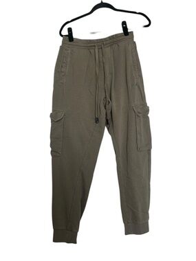 Pajar Olive Green Cargo Sweatpants with Drawstring